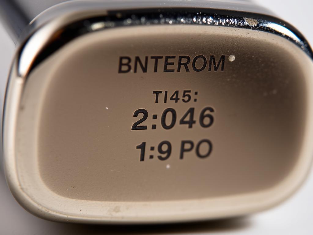 Bottom of Zippo lighter showing date code stamp Bottom of Zippo lighter showing date code stamp